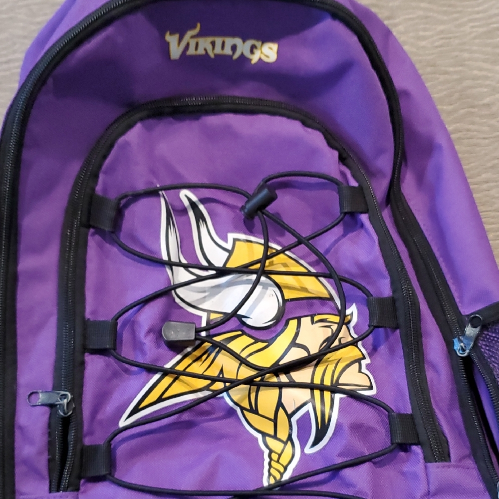 Minnesota Vikings Purple Logo Backpack